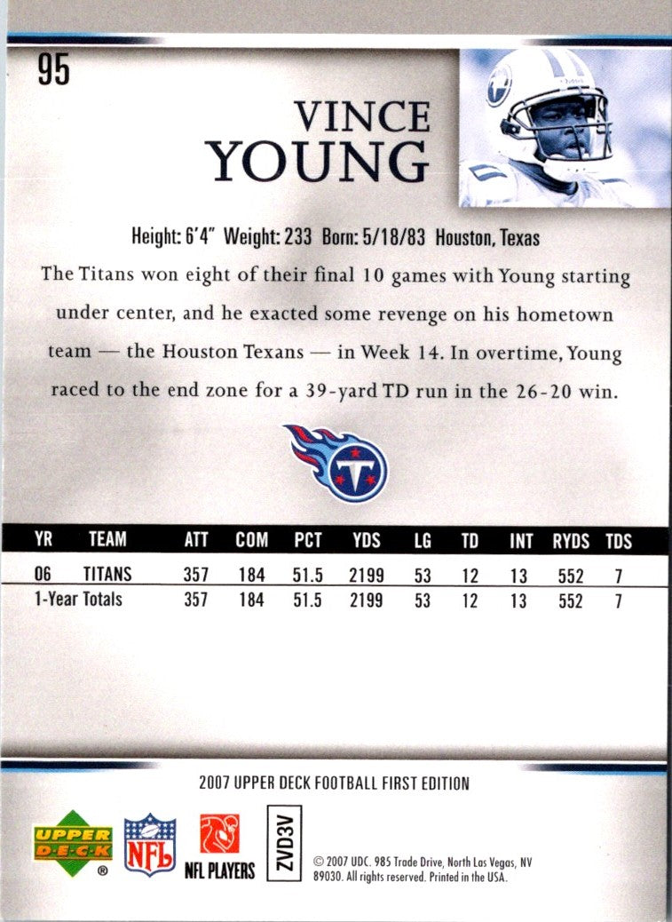 2007 Upper Deck Artifacts Vince Young