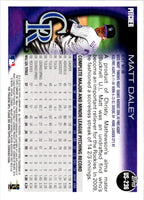2010 Topps Update Matt Daley #US-236 Rookie