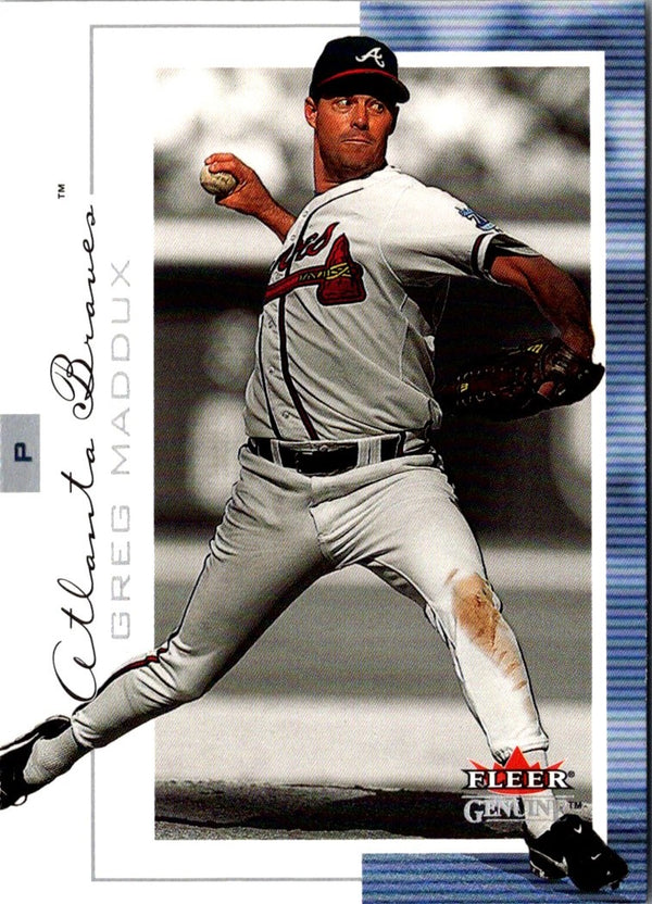 2001 Fleer Genuine Greg Maddux #95