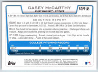 2012 Bowman Casey McCarthy #BDPP149