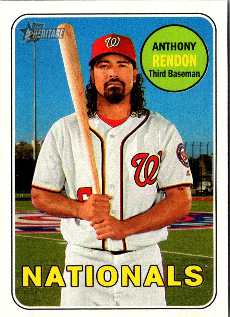 2018 Topps Heritage Anthony Rendon