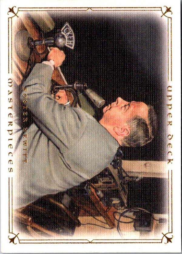 2008 Upper Deck Masterpieces Foster Hewitt #37