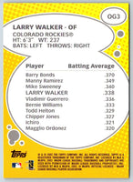 2003 Topps Larry Walker #OG3