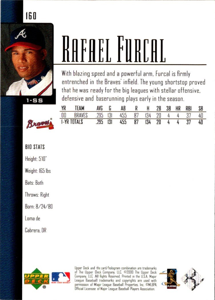 2001 Upper Deck Rafael Furcal