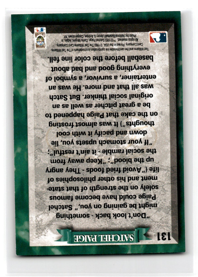 1993 Ted Williams Satchel Paige