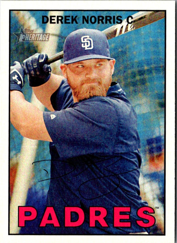 2016 Topps Heritage Derek Norris #122