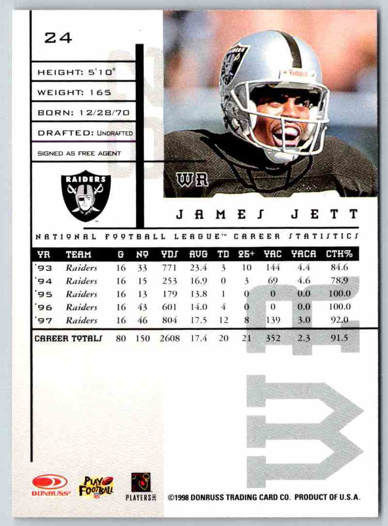 1998 Leaf Rookies And Stars James Jett