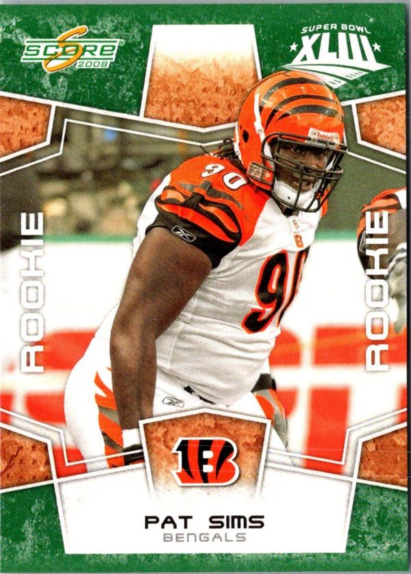 2008 Score Pat Sims #388