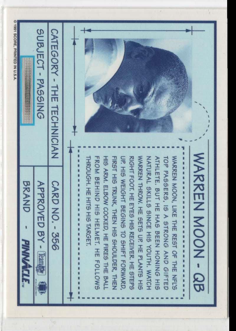 1991 Pinnacle Warren Moon