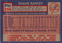 1984 Topps Shane Rawley #254