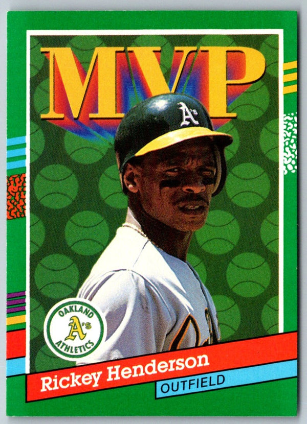 1990 Donruss Rickey Henderson #387