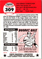 1991 Topps Archives 1953 Leo Durocher #309