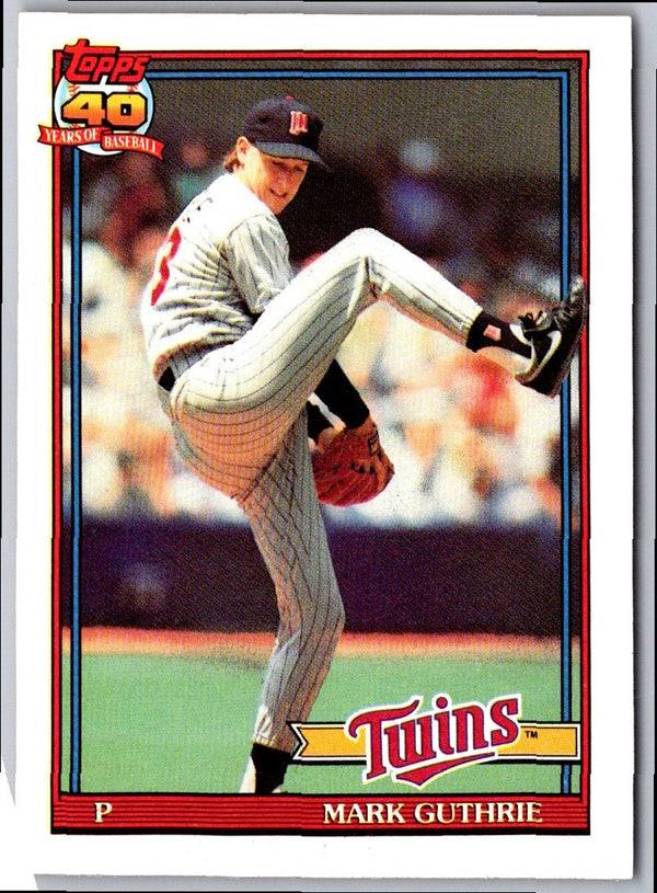 1991 Topps Mark Guthrie #698