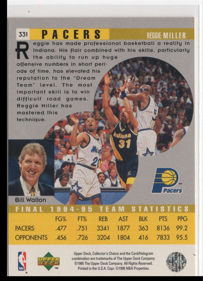 1995 Collector's Choice Reggie Miller