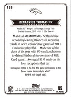 2012 Topps Magic Demaryius Thomas #139