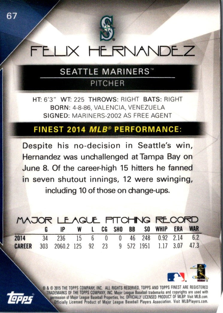 2015 Finest Felix Hernandez