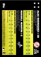 2007 Topps Updates & Highlights Alex Rodriguez/Russell Martin #UH276