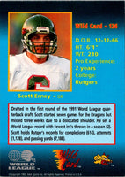 1992 Wild Card WLAF Scott Erney #136