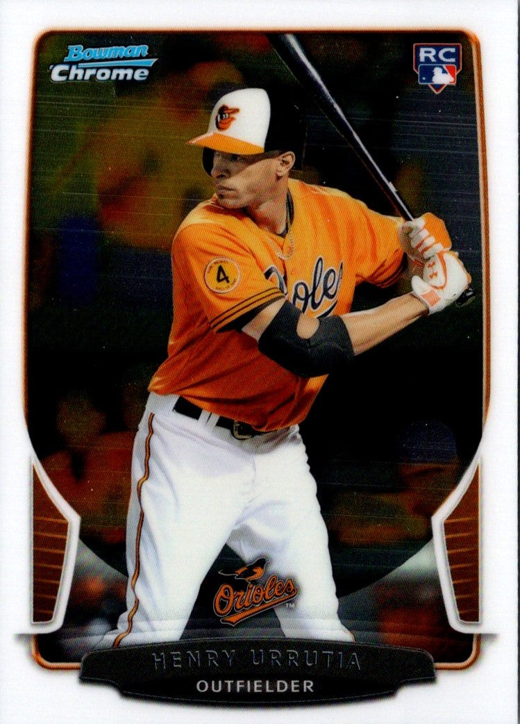 2013 Bowman Draft Picks & Prospects Chrome Henry Urrutia