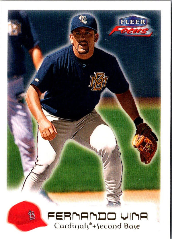 2000 Fleer Focus Fernando Vina #121