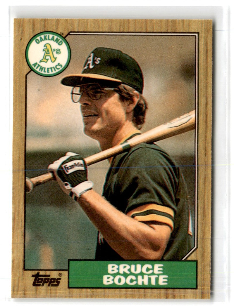 1987 Topps Tiffany Bruce Bochte