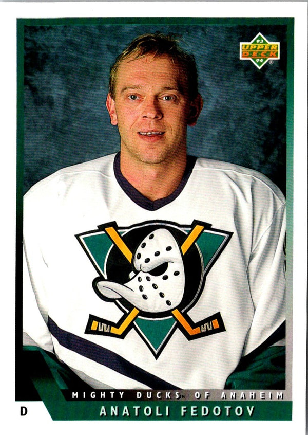 1993 Upper Deck Anatoli Fedotov #38 Rookie