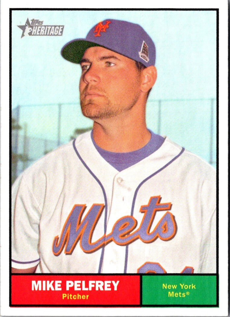 2010 Topps Heritage Mike Pelfrey