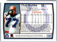 1999 Topps Chad Bratzke #107
