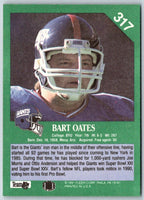 1991 Fleer Bart Oates #317