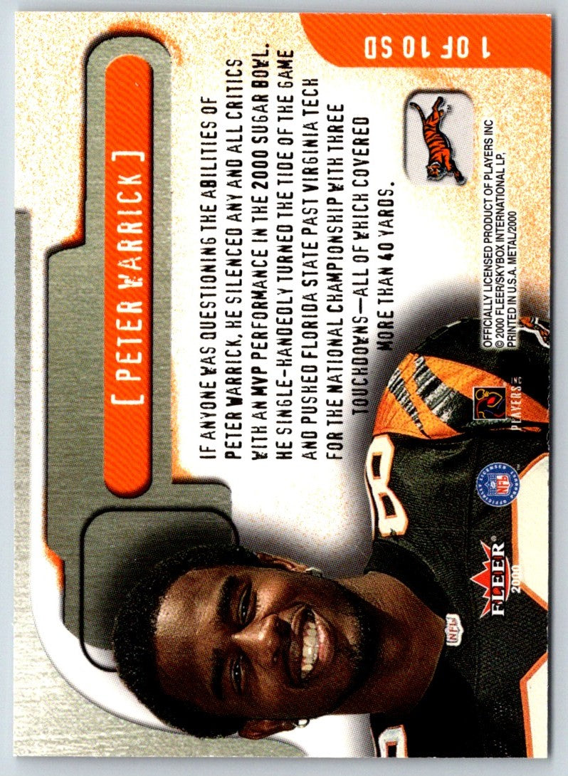 2000 Metal Steel of the Draft Peter Warrick