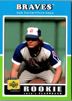 2001 Upper Deck Decade 1970's Bob Horner #95