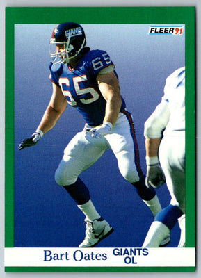 1991 Fleer Bart Oates #317
