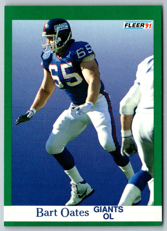 1991 Fleer Bart Oates #317