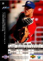 1995 Upper Deck Minors Future Stock Todd Greene #25