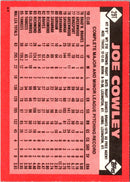 1986 Topps Traded Joe Cowley