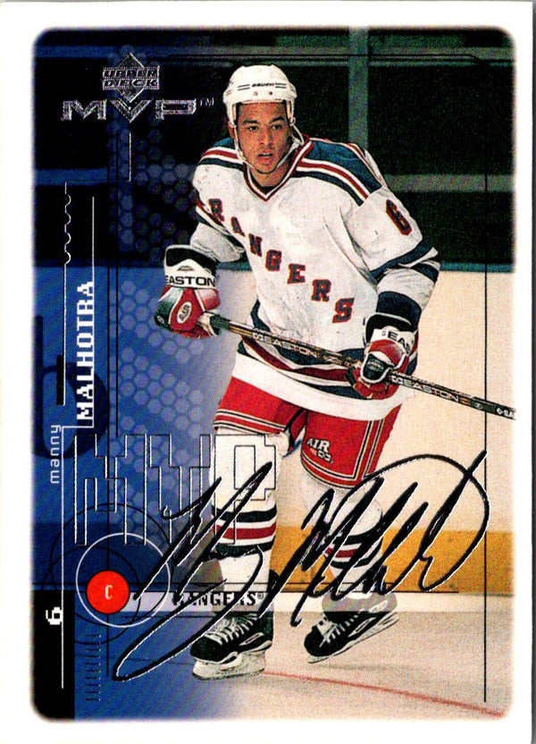 1998 Upper Deck MVP Silver Script Manny Malhotra #134