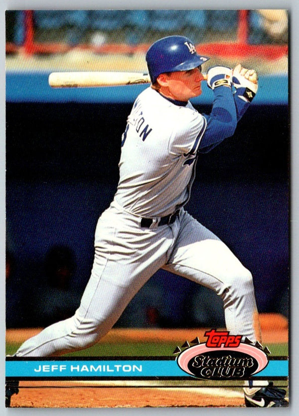 1991 Stadium Club Jeff Hamilton #550
