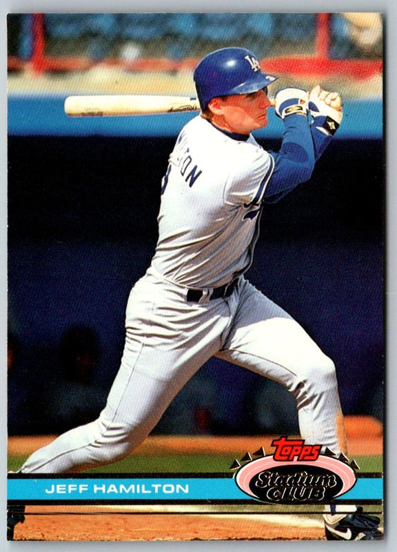 1991 Stadium Club Jeff Hamilton #550