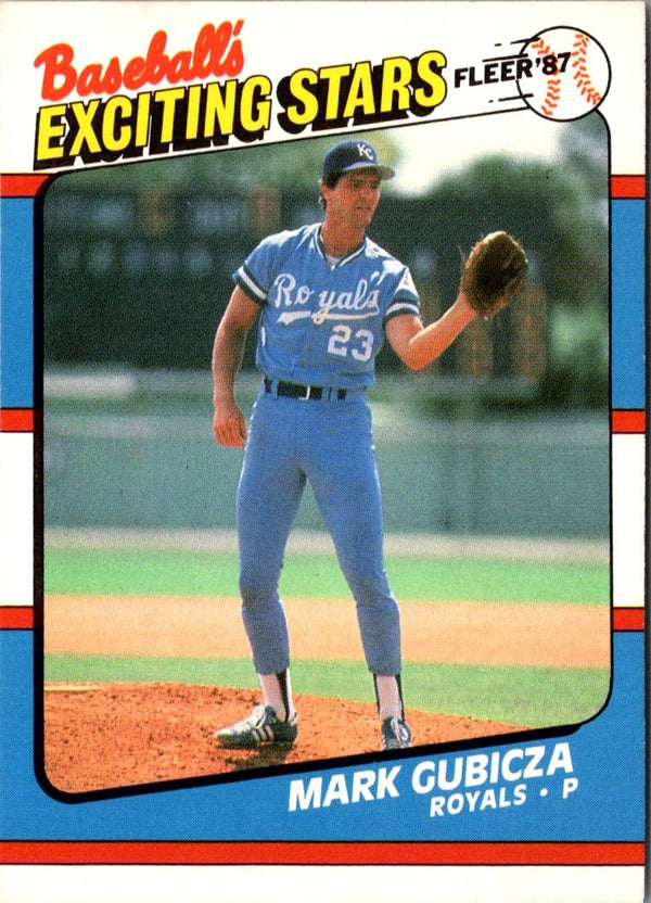 1987 Fleer Exciting Stars Mark Gubicza #20