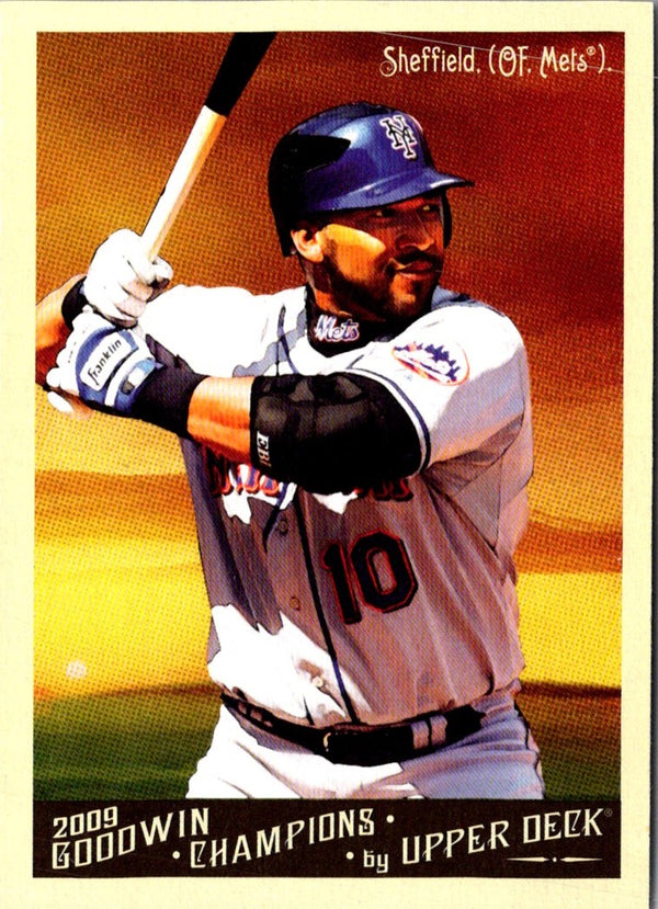 2009 Upper Deck Goodwin Champions Gary Sheffield #138