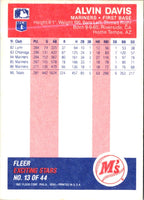 1987 Fleer Exciting Stars Alvin Davis #13