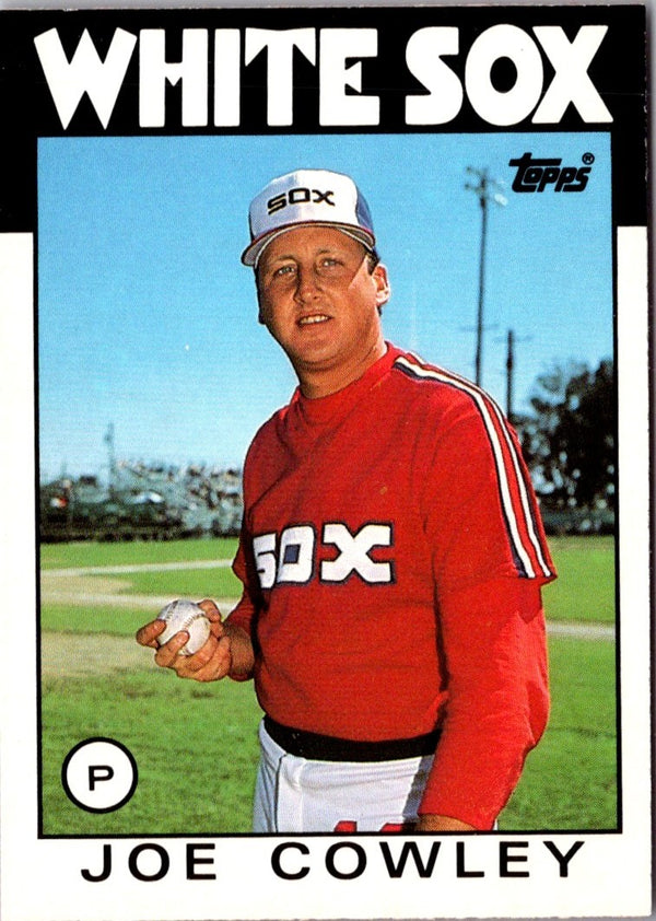 1986 Topps Traded Joe Cowley #29T