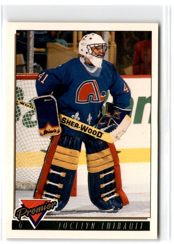 1993 Topps Premier Jocelyn Thibault #393 Rookie