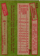 1985 Topps Mark Langston