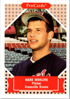 1991 ProCards Tomorrow's Heroes Mark Wohlers #179