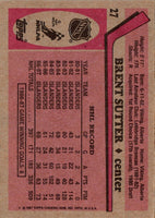 1987 Topps Brent Sutter #27