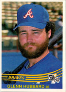 1984 Donruss Glenn Hubbard