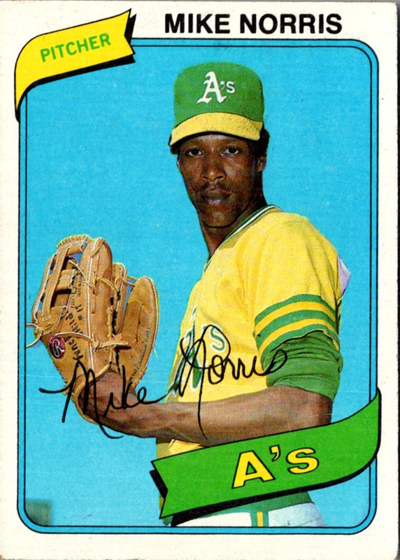 1980 Topps Mike Norris #599