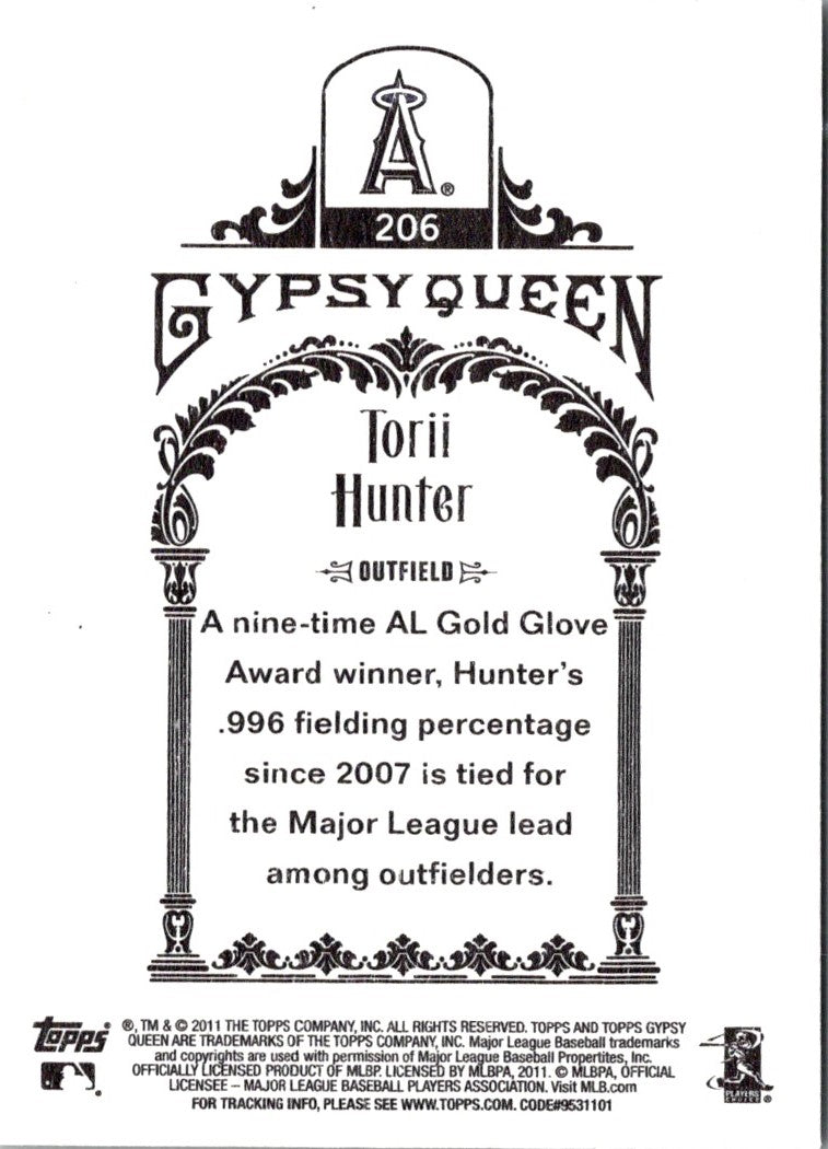 2011 Topps Gypsy Queen Torii Hunter