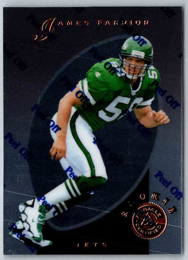 1997 Pinnacle Certified NFL James Farrior #132
